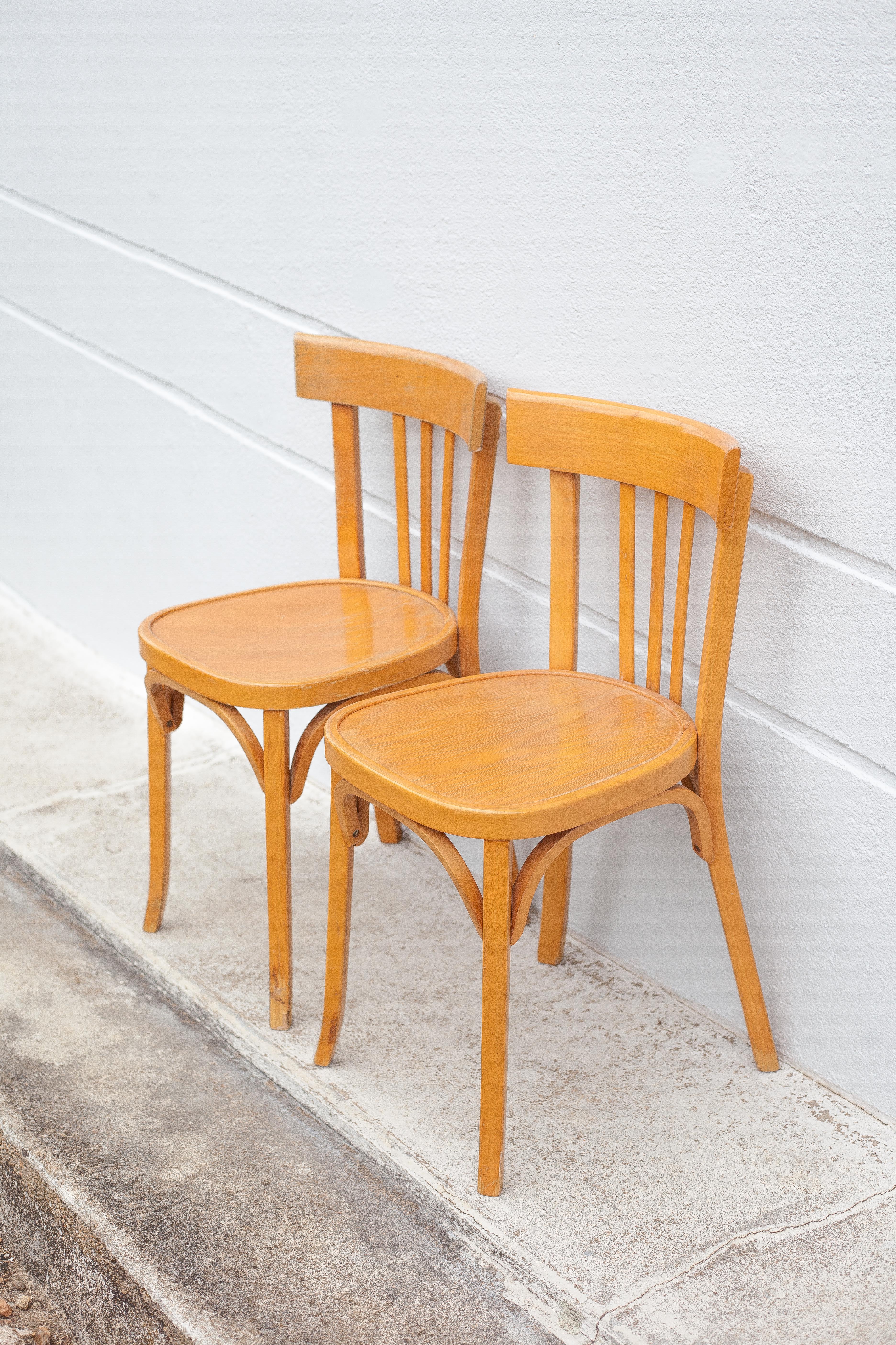 Pair of Baumann chairs