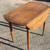 Old 2-part folding round table