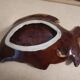 1950s glazed ceramic dish