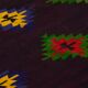Turkish Kilim Yuruk Vintage 173x342 cm Geometric Red Green Yellow