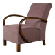 Fauteuil Club Art Déco, entièrement restauré, Pologne, années 1930