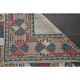Vintage Turkish Oushak Handmade Wool Cotton Red Area Rug 150x218