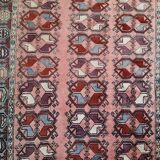 Handmade Turkmen silk carpet 163x117cm