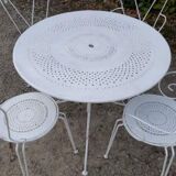 Garden furniture in wrought iron early 20th century