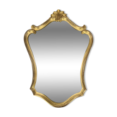 Gilded mirror carved wood, shell, classic style