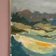 Swedish Oil on Panel “Landscape” by Lars Stocks,Framed & Vintage 77 × 57 cm