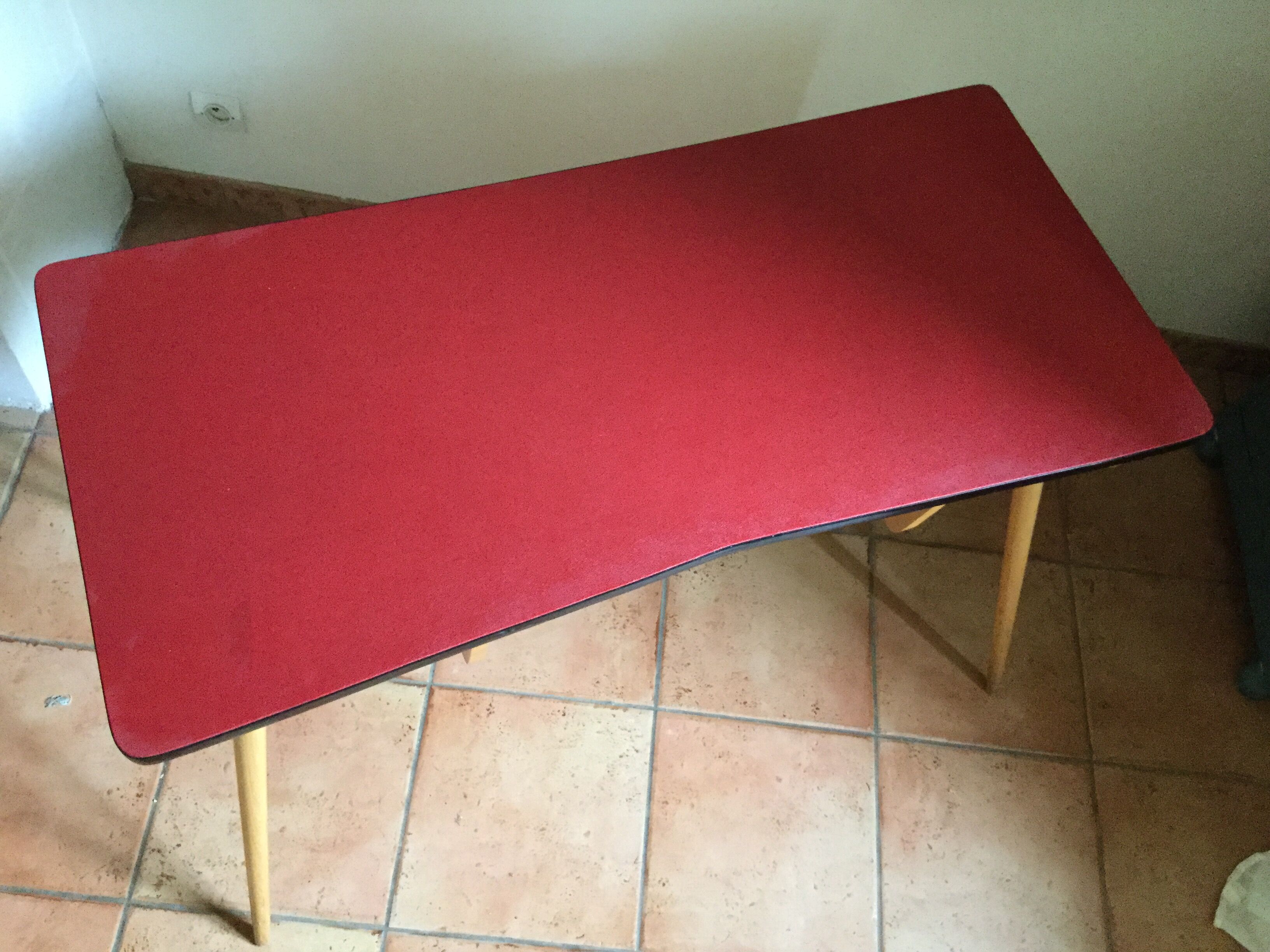 Vintage compass feet desk