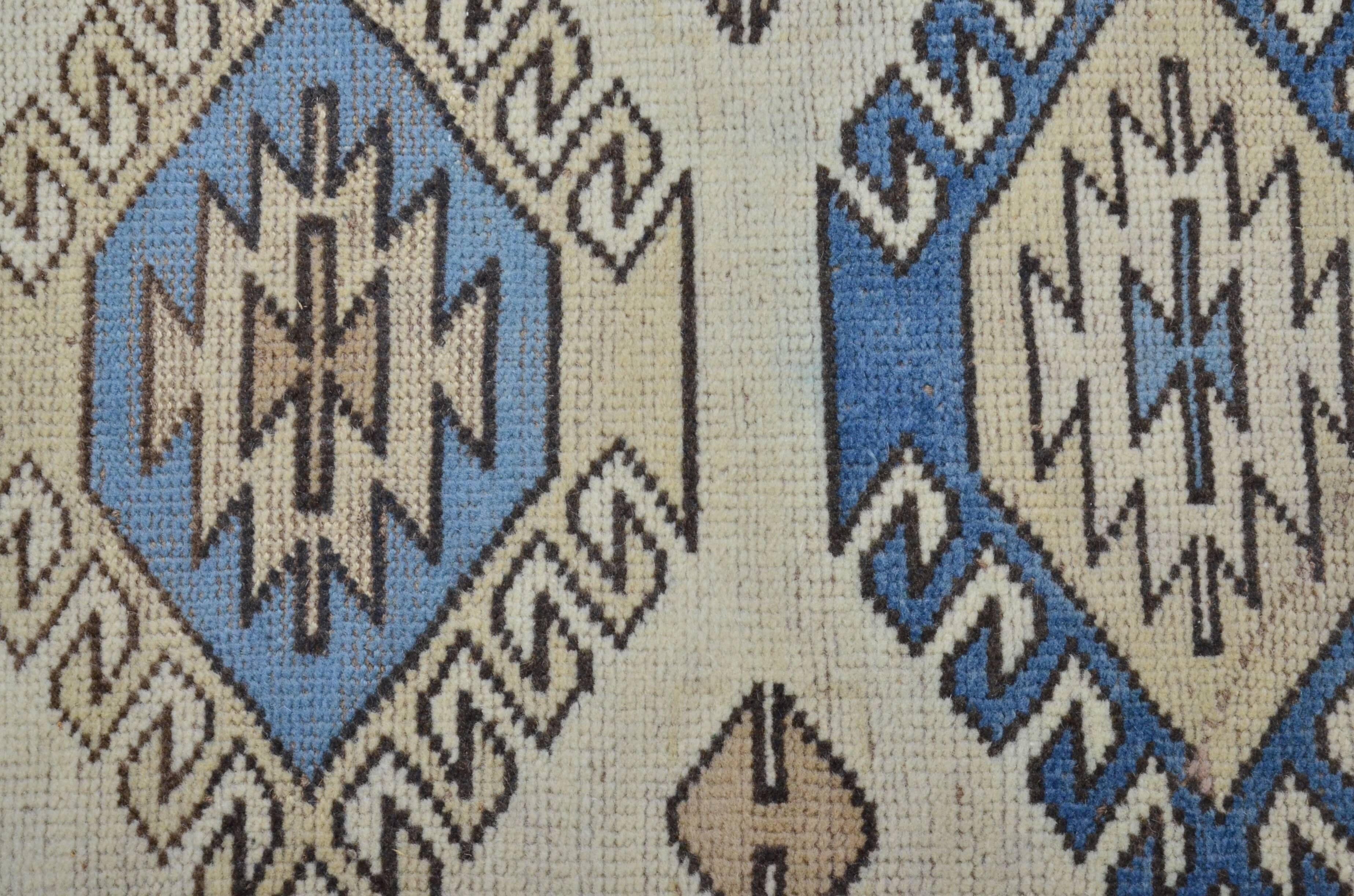 Neutral Vintage Handmade Kitchen Runner sku 3323