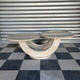 Table basse italienne en travertin