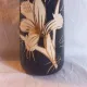 Vintage ceramic vase West Germany - Scheurich 638-20 cobalt blue