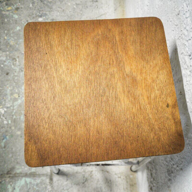 Escabeau marche pied vintage