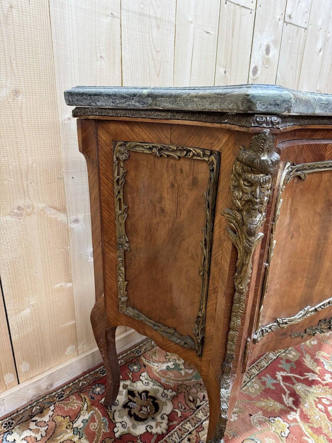Marquetry buffet in Louis XV / Transition style