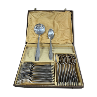 26-piece silver-plated cutlery set from the 1950s