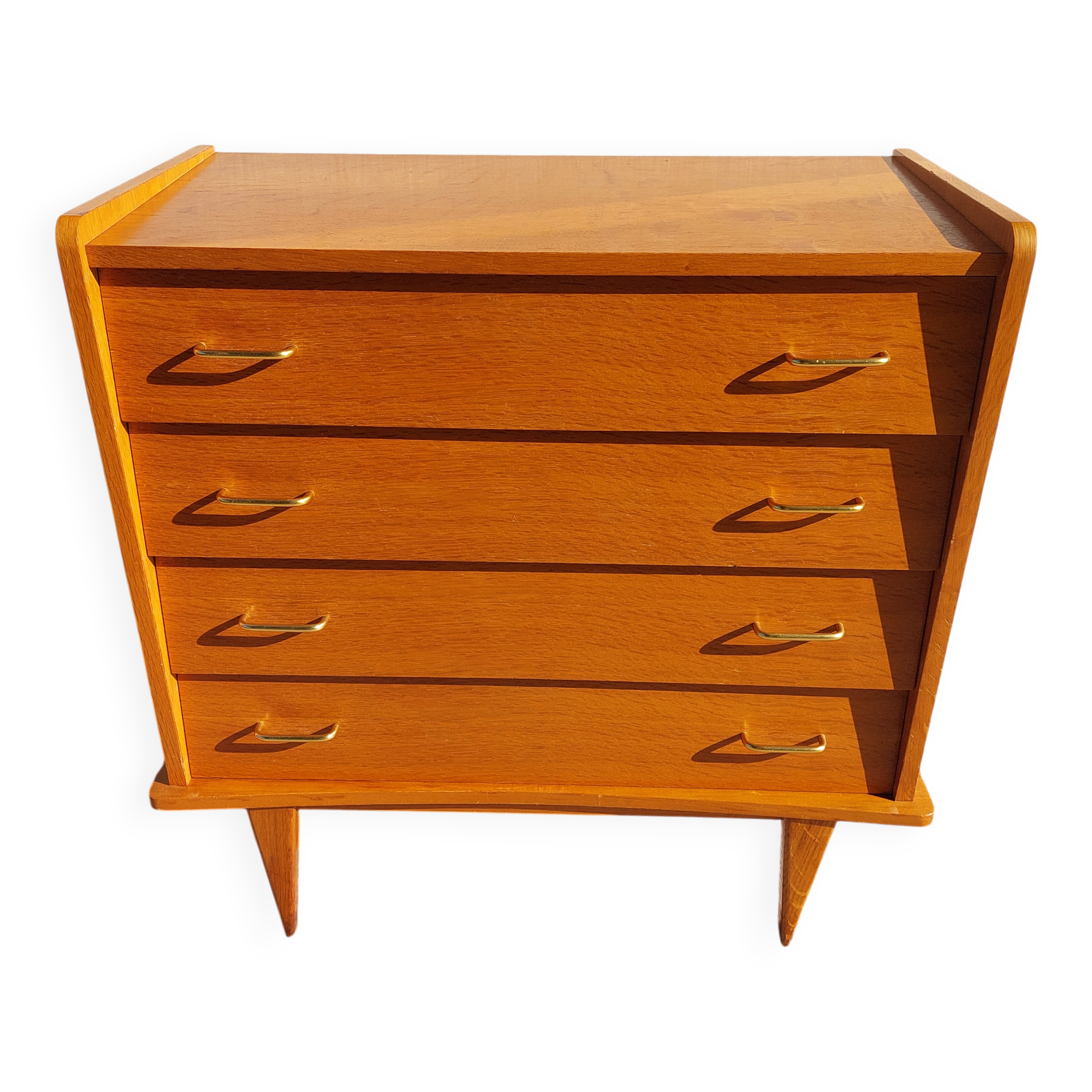 vintage commode with tapered legs