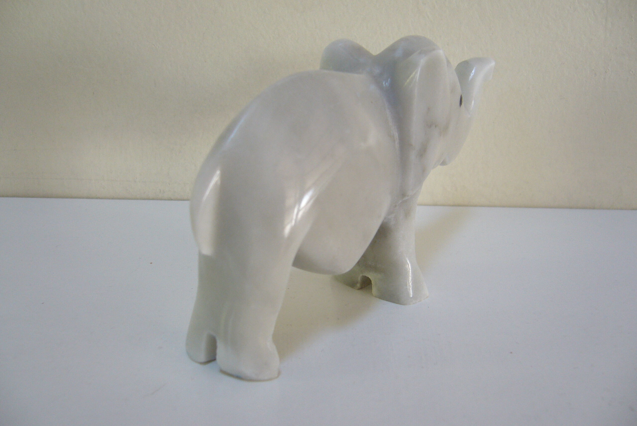 Ancient marble elephant toy