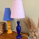 Colorful vintage lamp