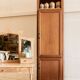 Colonne bois vintage