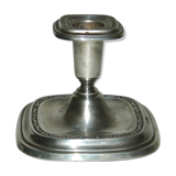Swedish massive silver candlestick