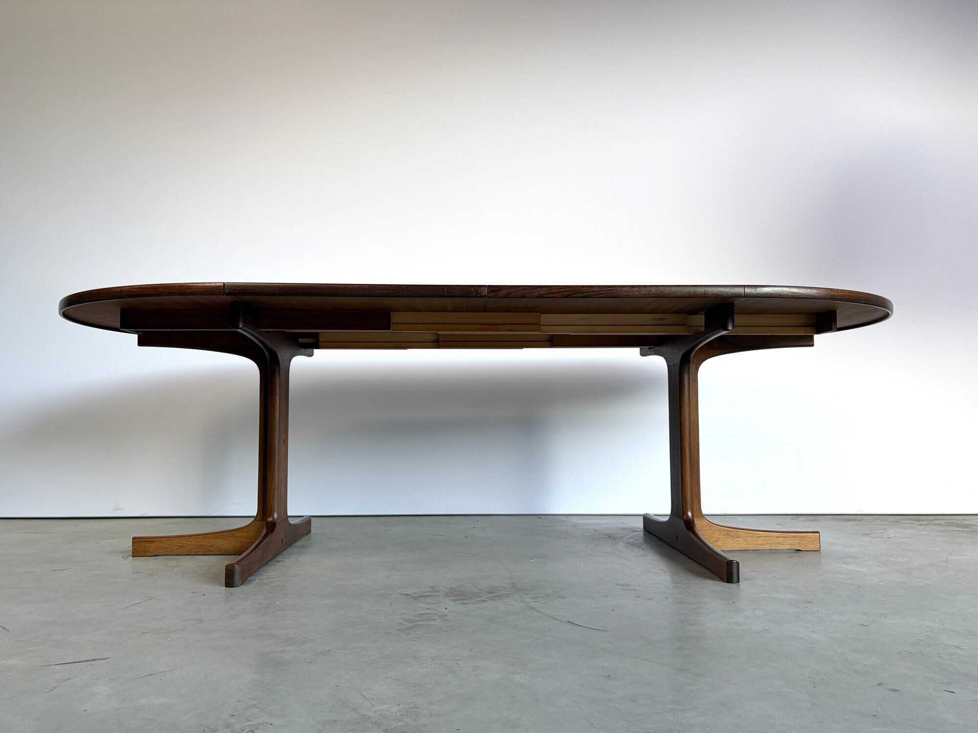 Midcentury Swedish extendable dining table in teak, 1960s