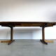 Midcentury Swedish extendable dining table in teak, 1960s