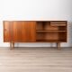 Enfilade vintage en bois de teck design danois années 1960