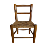 Vintage child mulched wooden chair