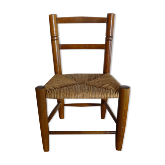 Vintage child mulched wooden chair