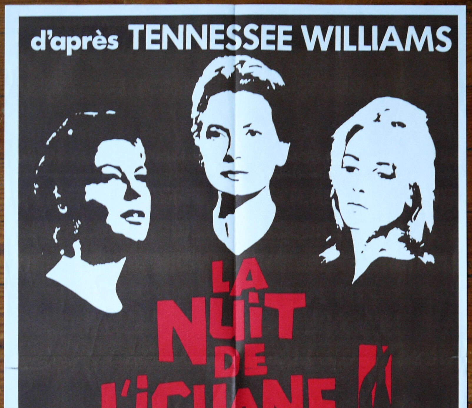 Original movie poster "The Night of the Iguana" John Huston, Ava Gardner
