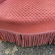 Toad armchair in pink velvet