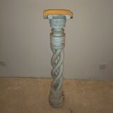 Carved wooden column