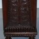 19th-century hand-carved Anglo-Burmese buffet with drawers and cupboards.