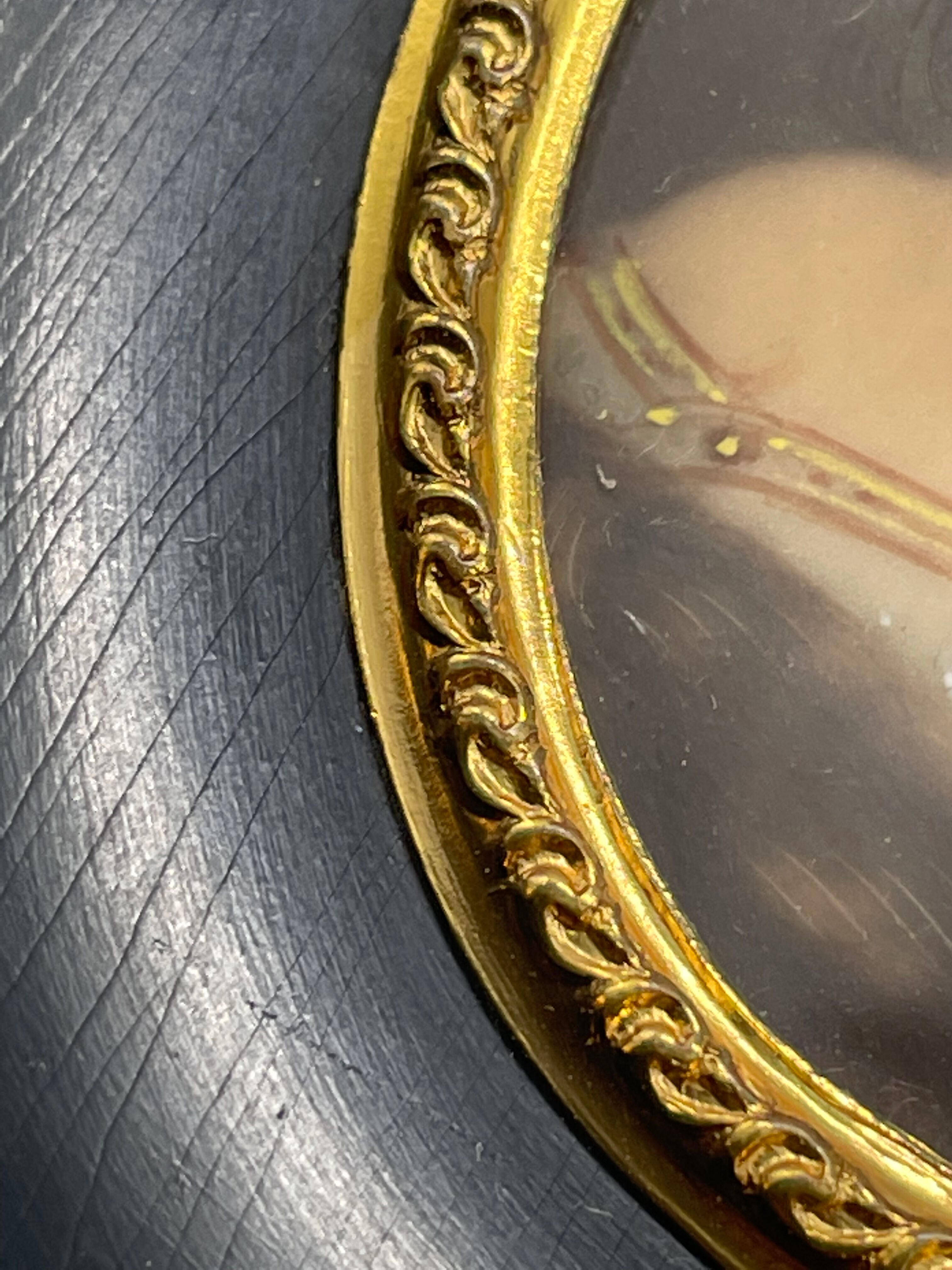 Miniature portrait of a woman