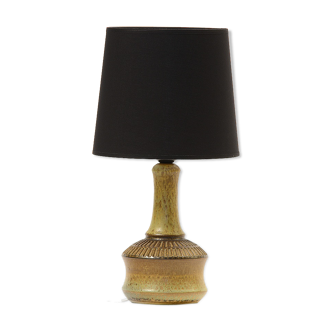 Lampe de table à base de grès par Josef Simon pour soppo glaçage vert