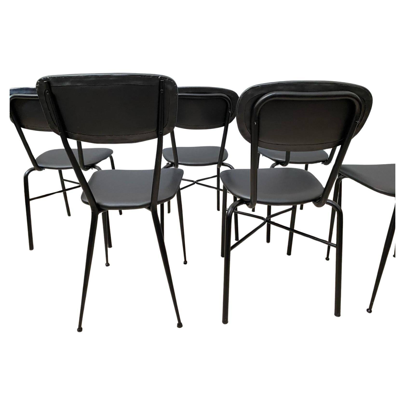 Midcentury modern six seats dining table, Italy 1960 's
