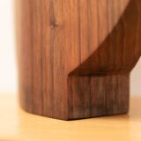 Solid wooden vase, France, 1960's