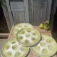 Seafood earthenware plates