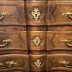 Crossbow chest of drawers in solid walnut, Louis XIV period – early 18th century