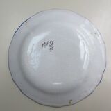 Ceramic plate, bird decoration