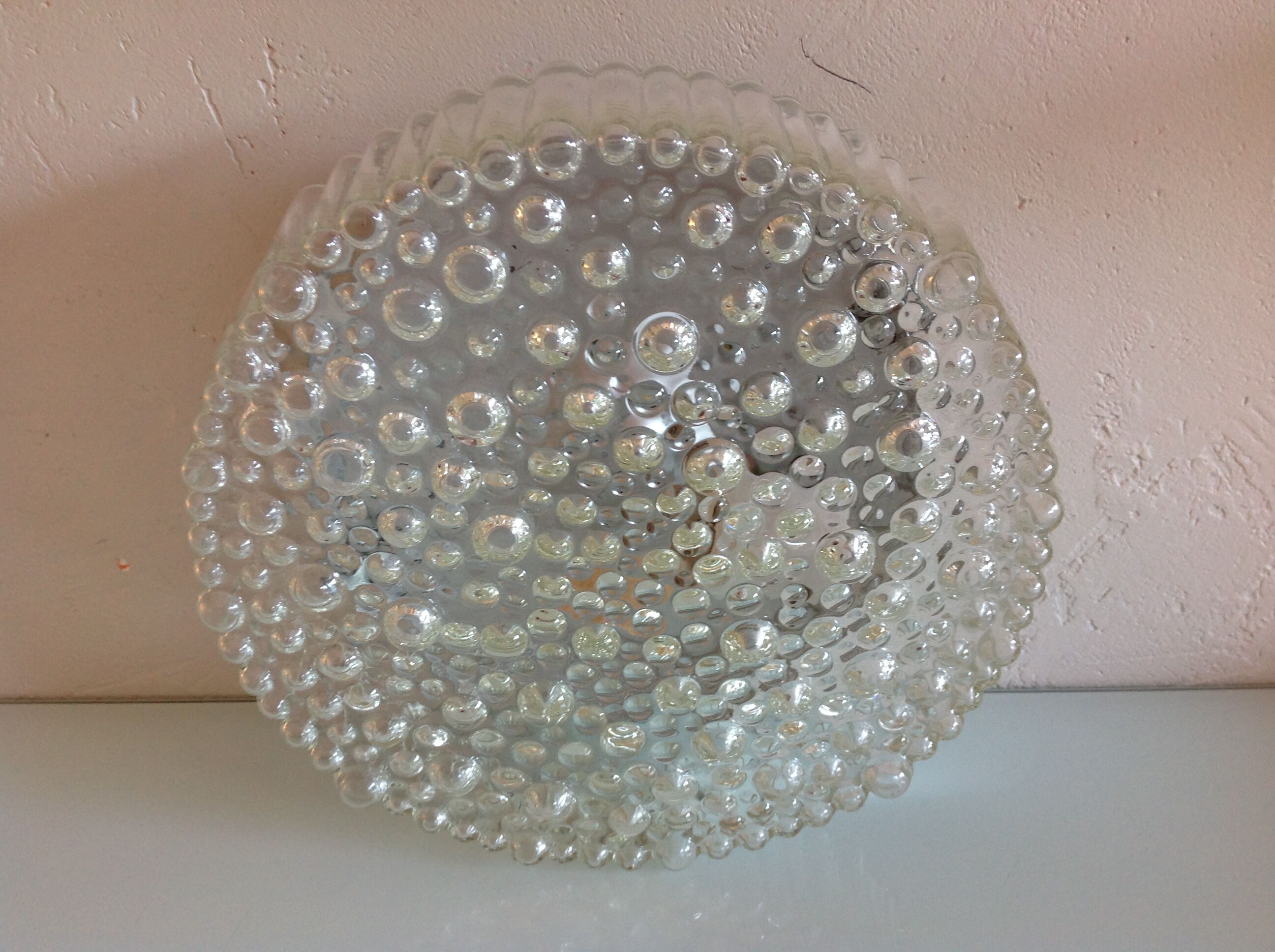 Bubble ceiling lamp by Helena Tynell for Hustadt Leuchten / vintage 60s-70s