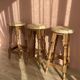 Tabouret de bar en bois massif