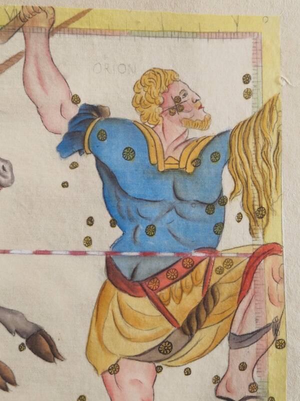 La Roche Laffitte (Born in 1943) - Watercolour drawing on silk - Unicorn