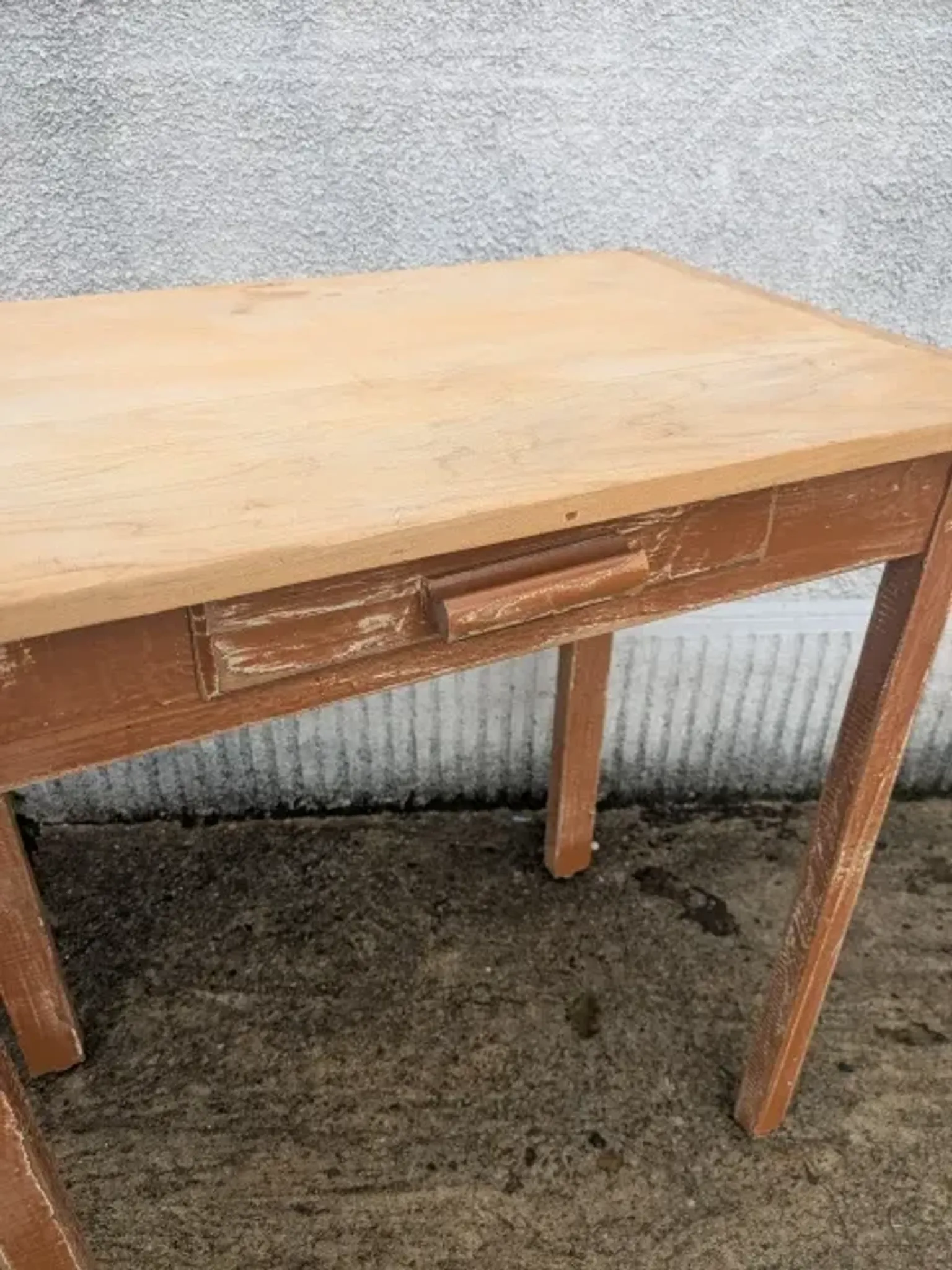 Petite table de ferme, console, bureau