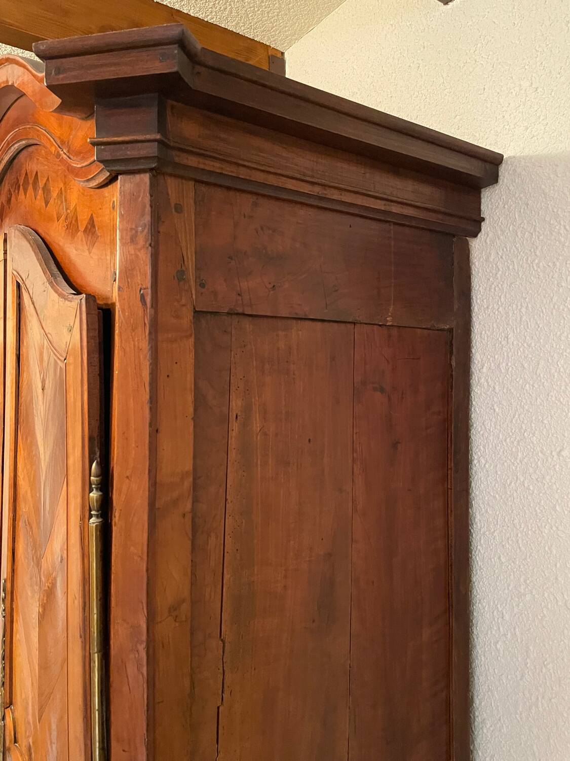 19th-century antique wardrobe