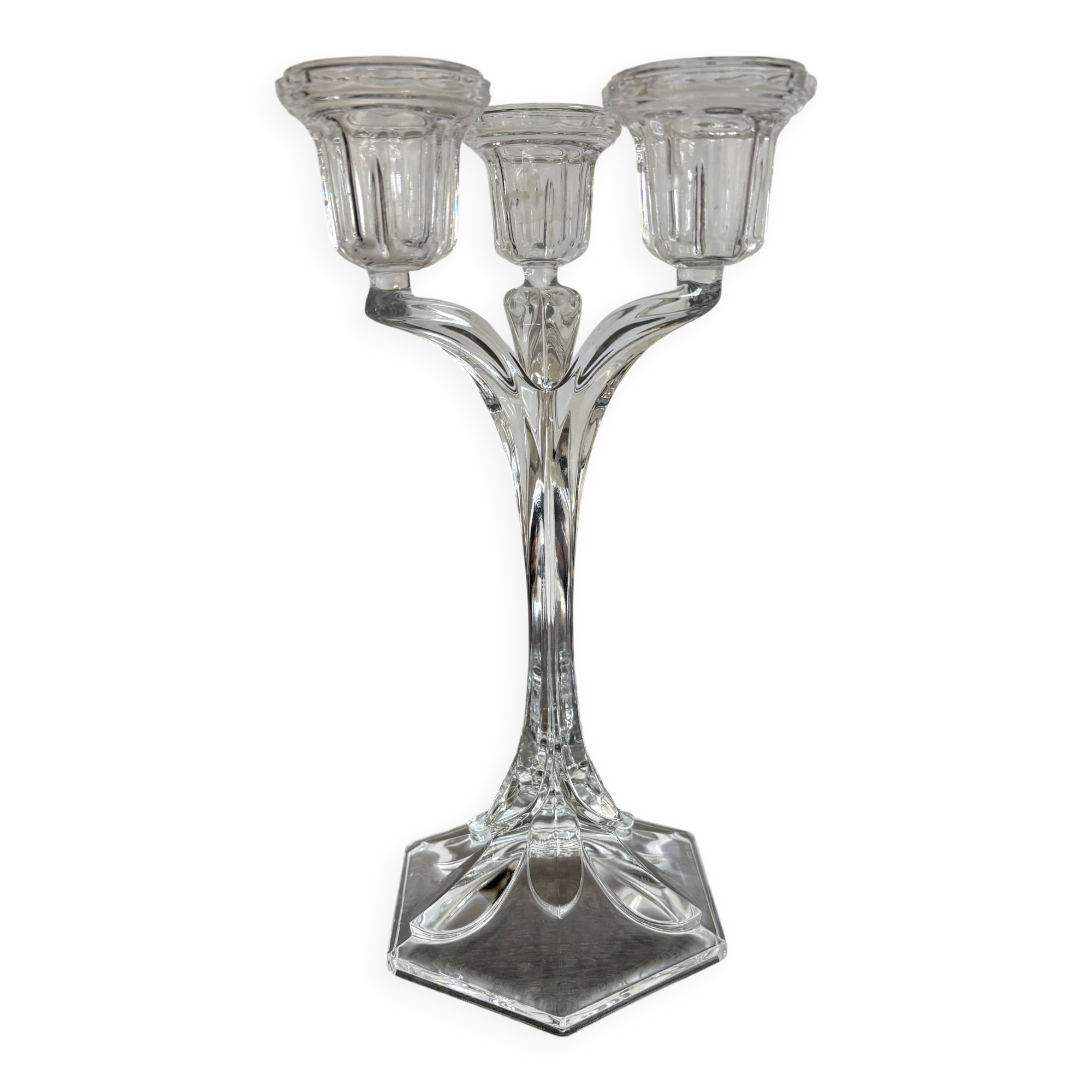 Vintage decorative chandelier Crystal d'Arques