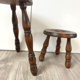 Pair of tripod stools