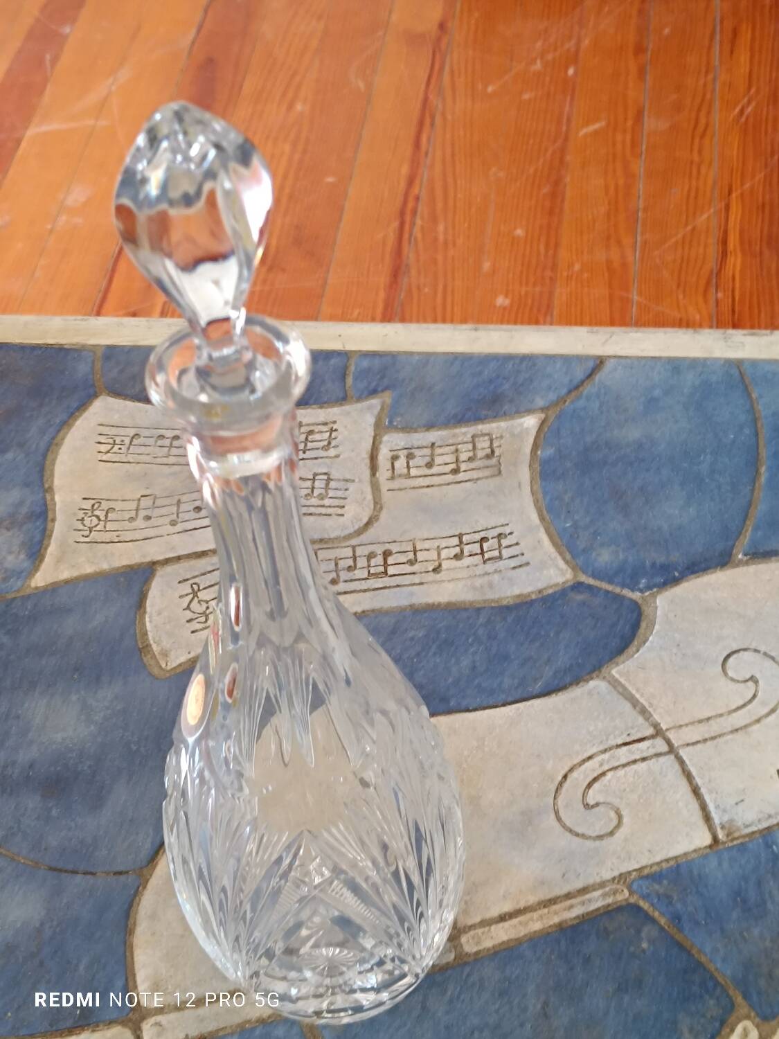 Nachtmann Germany crystal carafe and stopper