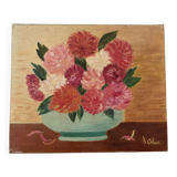 Oil on canvas Bouquet of flowers