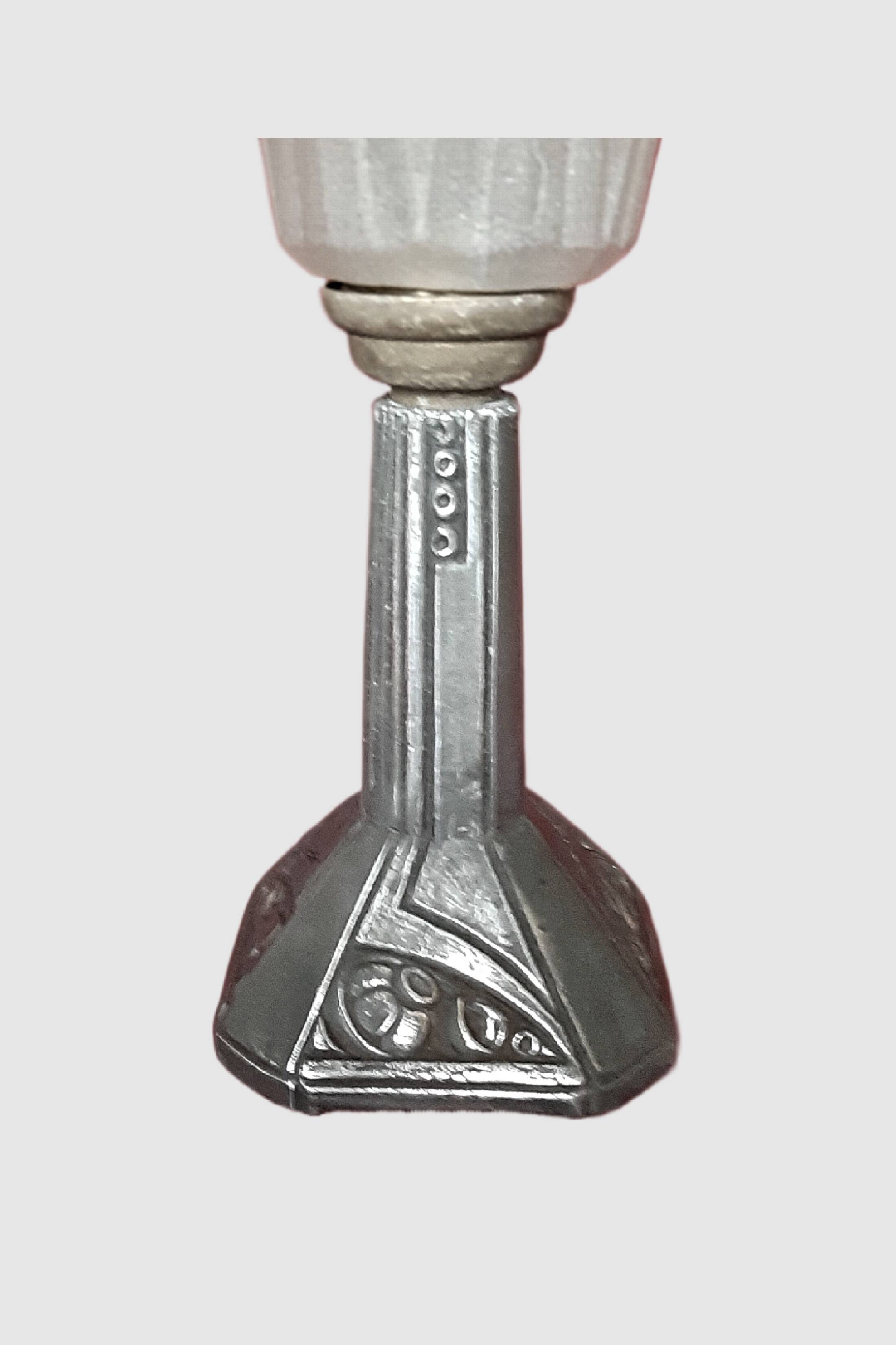 Paire de lampes Art Deco vintage 1930s