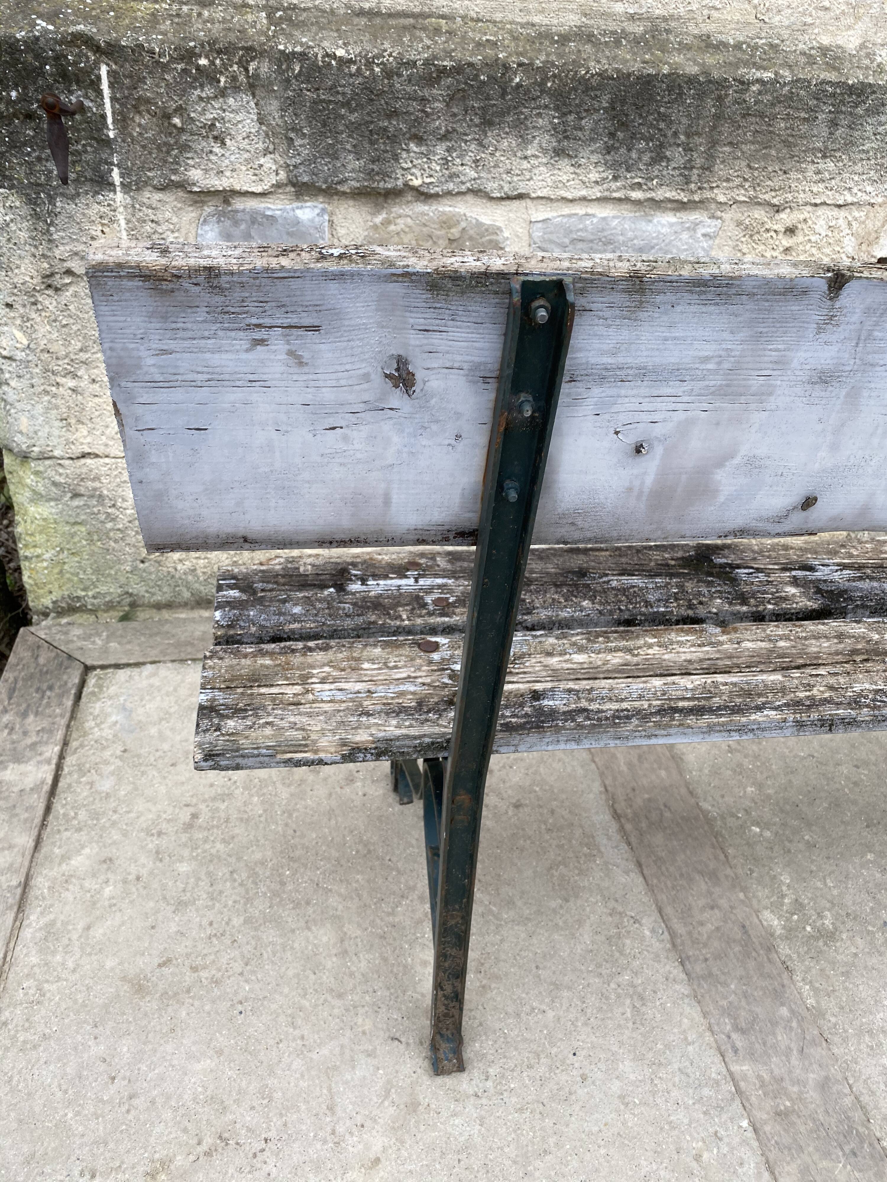Wooden garden bench 1970