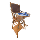 Vintage wooden high chair
